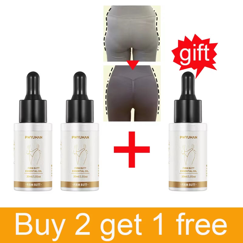 Sexy Hip Buttock Butt Enlargement Oil Cream Butt Lift 100% Effective Big Ass Essential Oil Firming Hip Shaping Massage Body Care