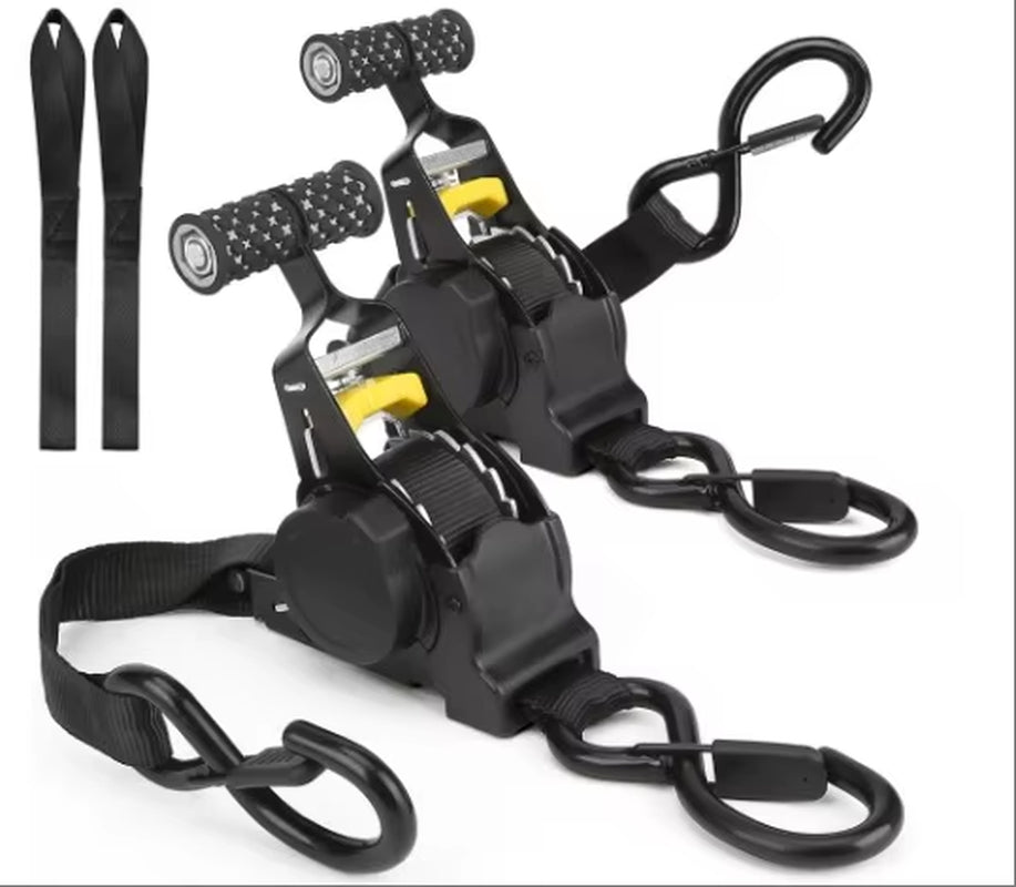 Auto Retractable Ratchet Tie down Straps Auto Self Retracting Rachet Straps