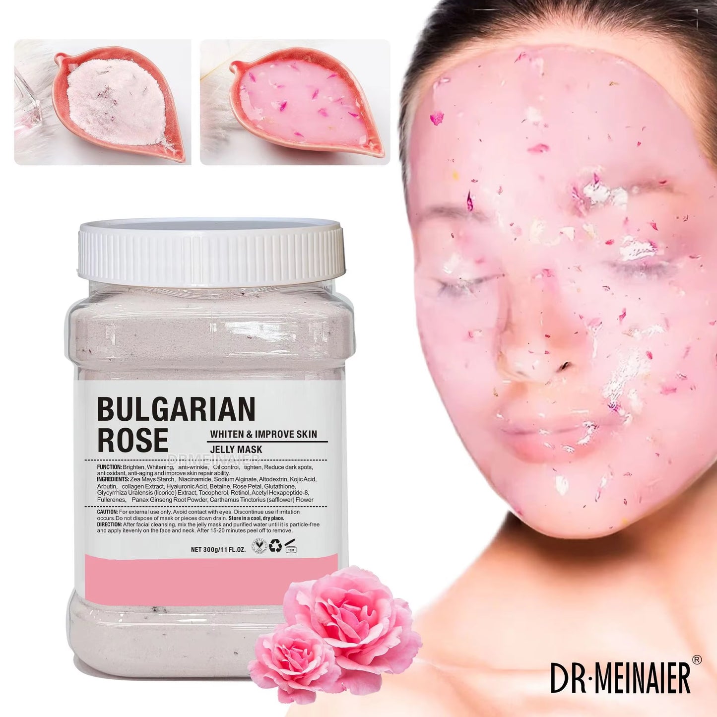 650G Nicotinamide Jelly Mask Powder Diy Hydrojelly Care to Increase Skin Elasticity and Soften the Face Skin Peels Facial Mask