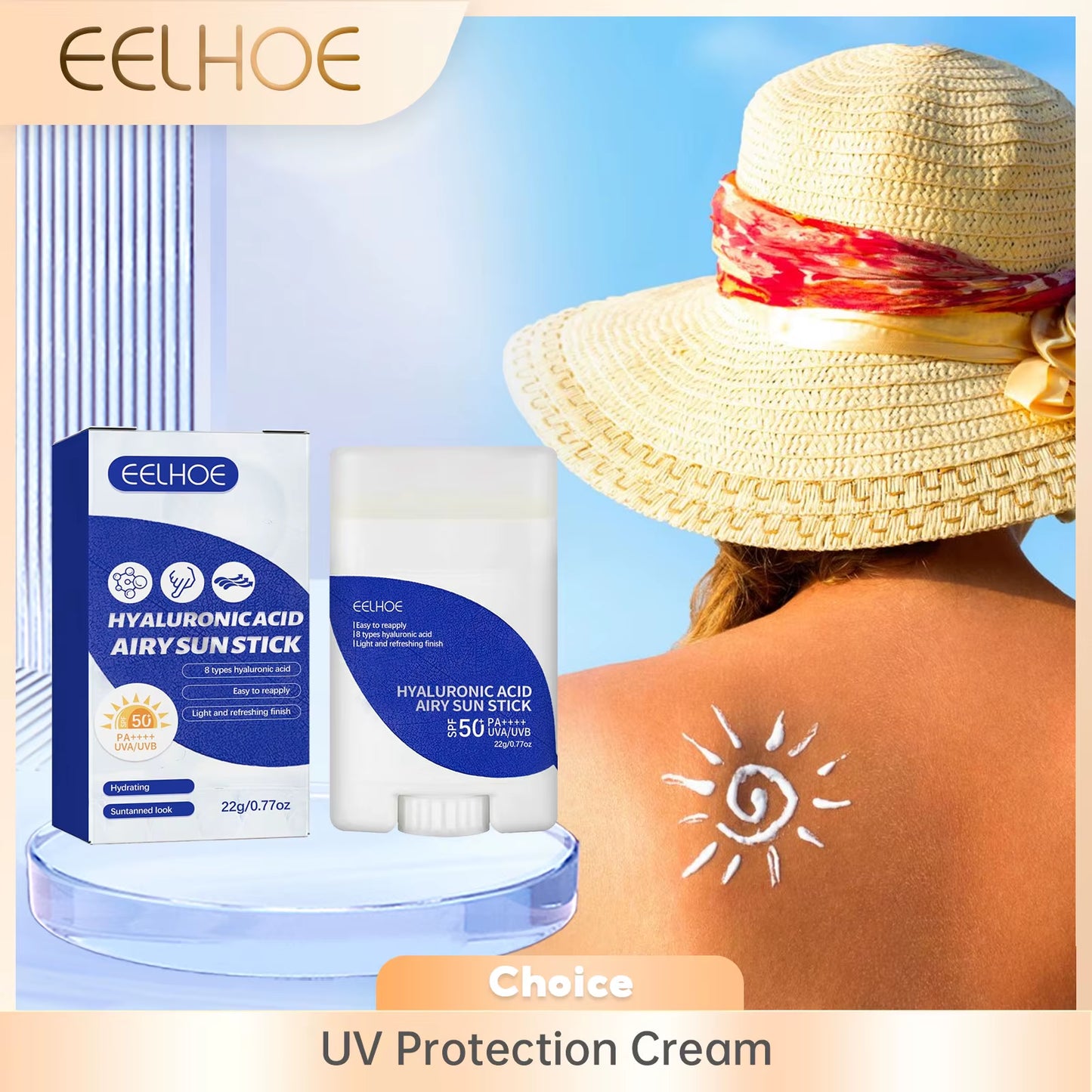 UV Protection Cream Spf 50 UV Protection Outdoor anti Oxidant Moisturizing Skin Care Hyaluronic Acid Face Sun Block Cream