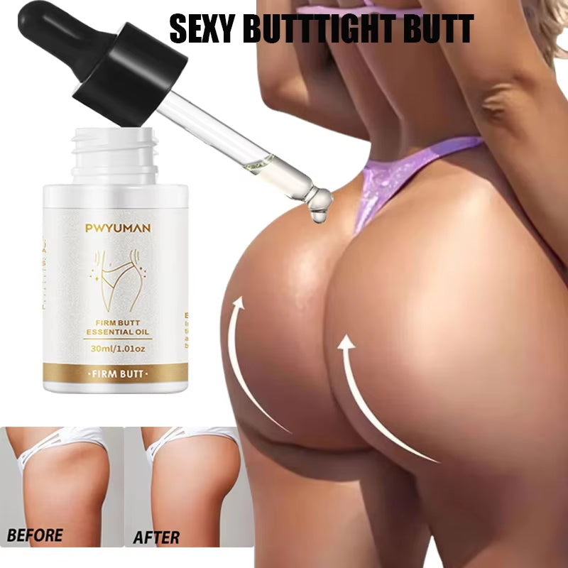 Sexy Hip Buttock Butt Enlargement Oil Cream Butt Lift 100% Effective Big Ass Essential Oil Firming Hip Shaping Massage Body Care