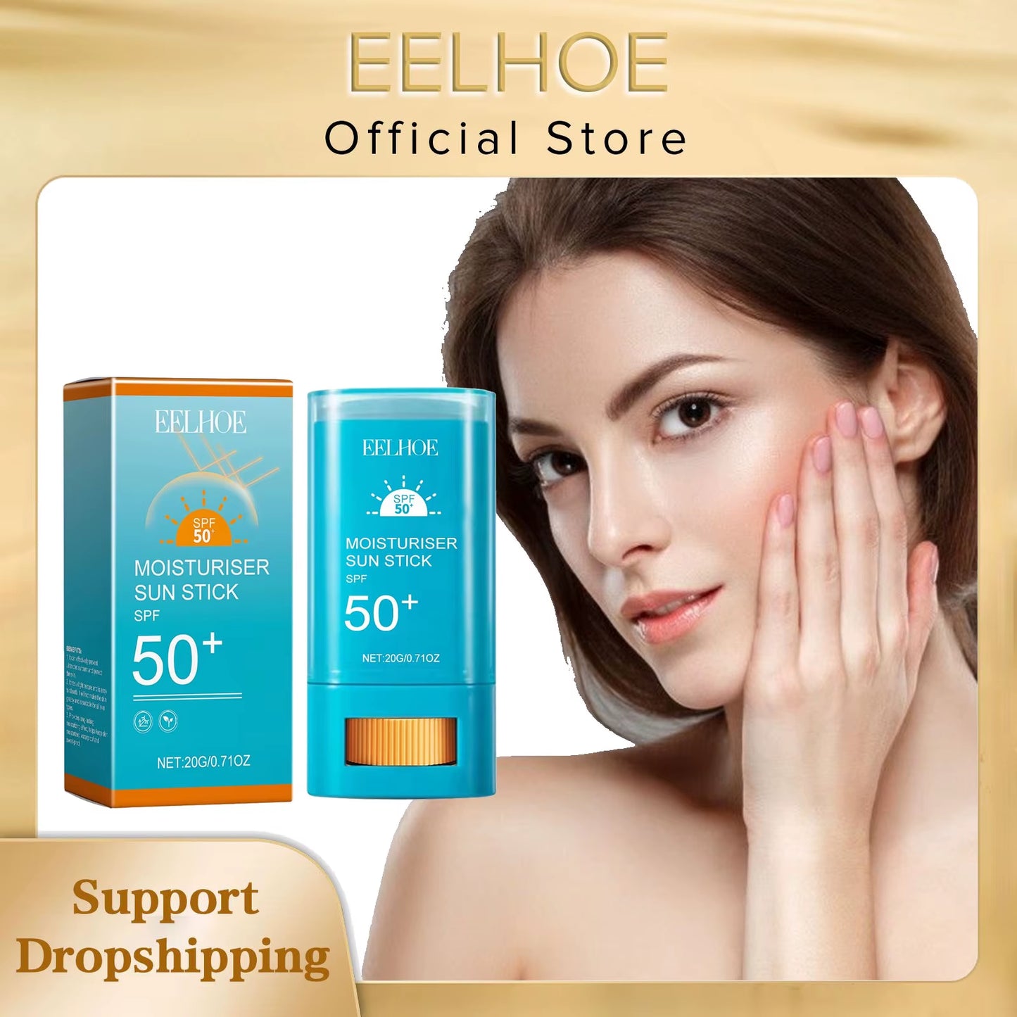 UV Protection Cream Spf 50 for Face Oil Control anti UV anti Oxidant Moisturizing Skin Care Waterproof anti Sweat Sun Cream 20G