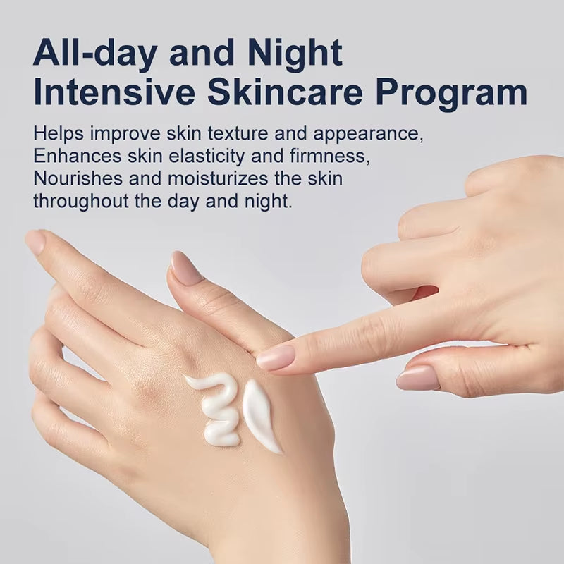 All-Day & Night 2-Pack Cream Moisturizing Facial Hydration First Aid Soothing Skin All Day Facial Care